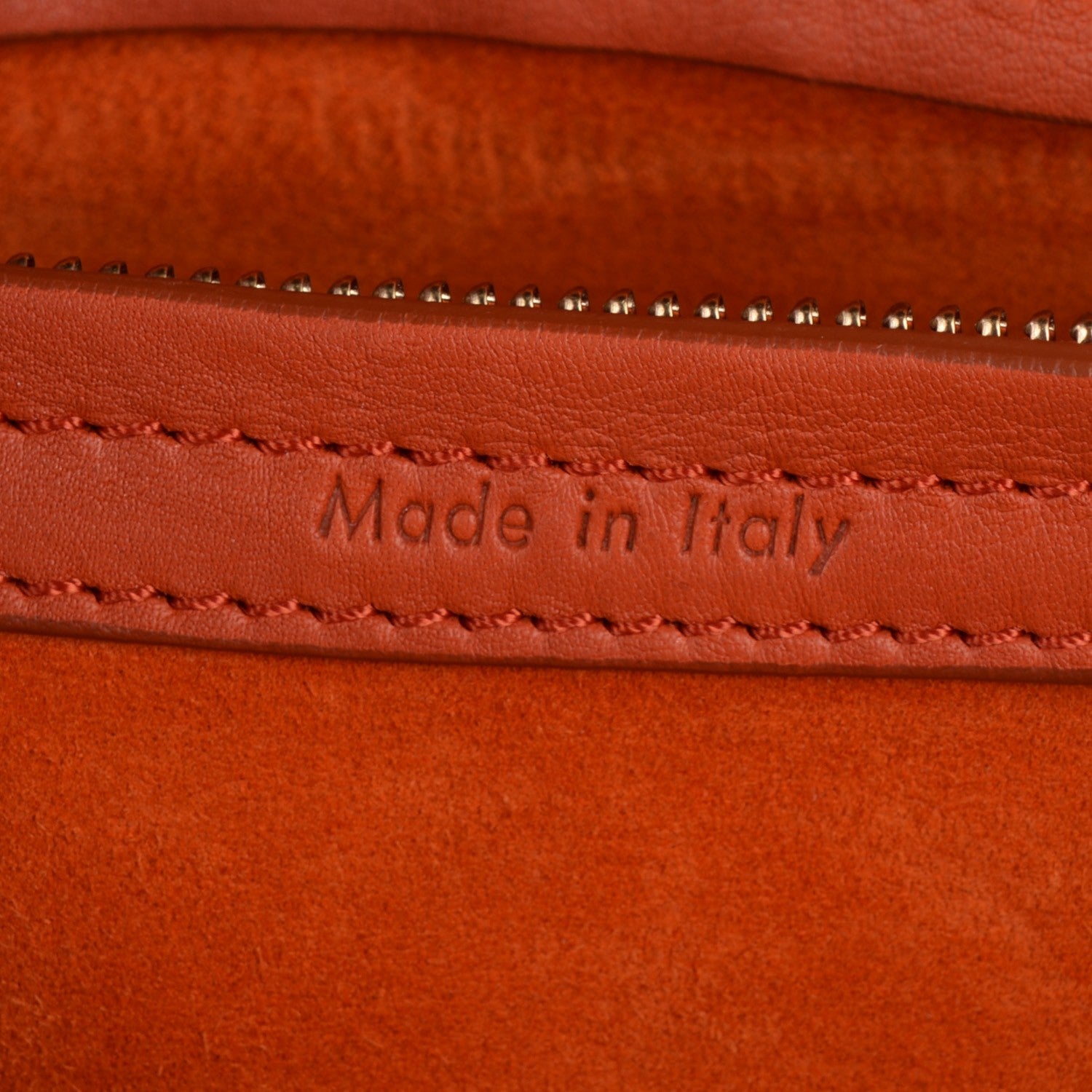 Celine Supple Calfskin Large Phantom Luggage Orange 7 of 8