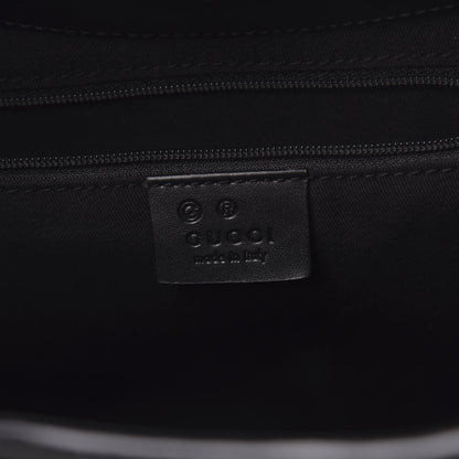 Gucci Denim Monogram Jackie O Hobo Black 6 of 10