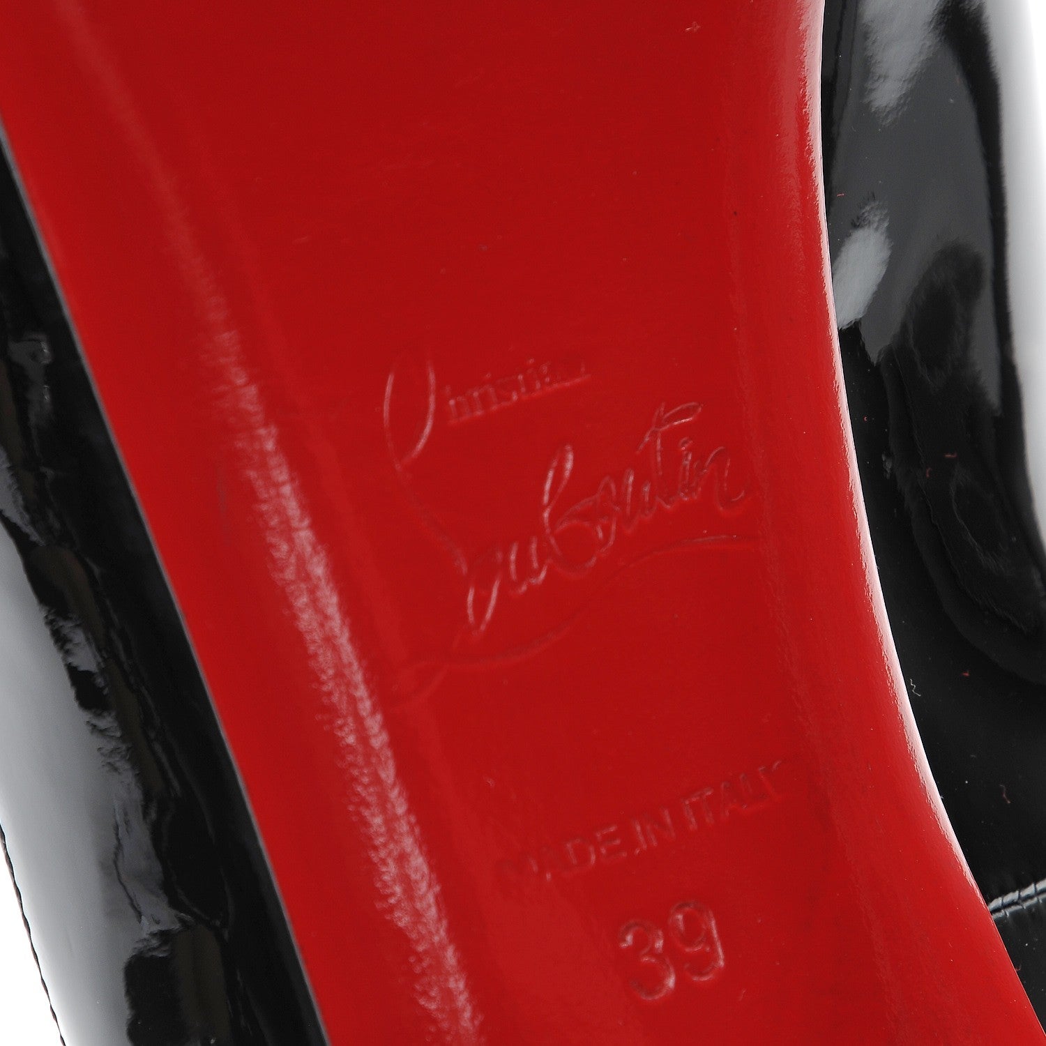 Christian Louboutin Patent Very Prive 120 Pumps 39 Black 6 of 7