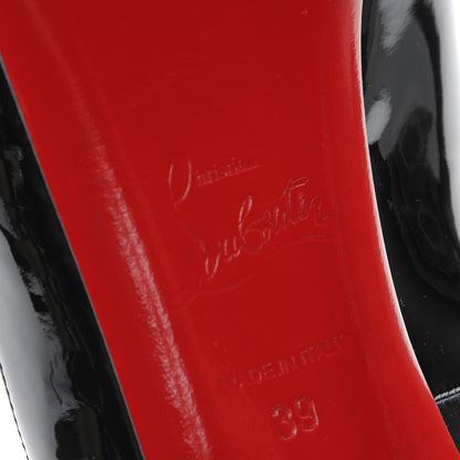 Christian Louboutin Patent Very Prive 120 Pumps 39 Black 6 of 7