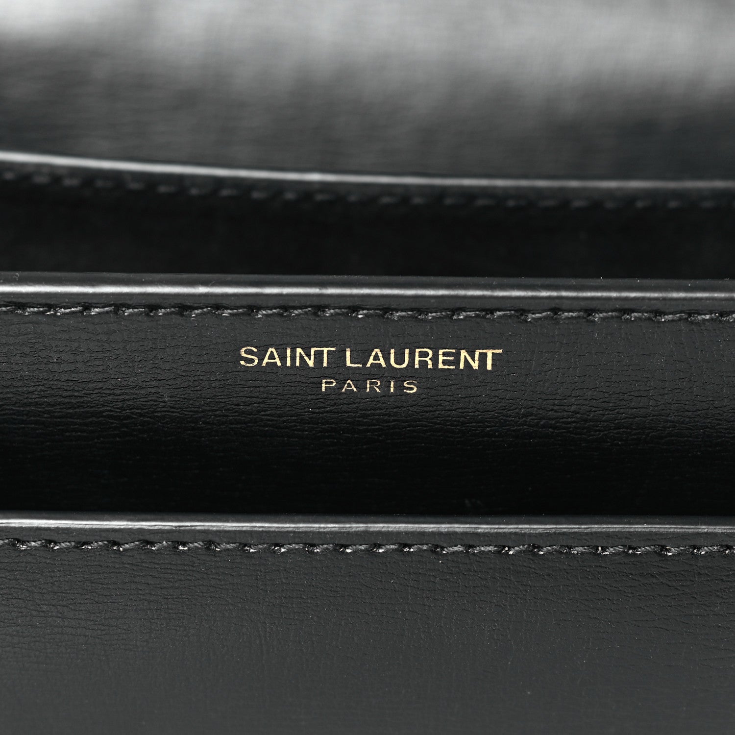 Saint Laurent Calfskin Medium Monogram Sunset Black 6 of 9