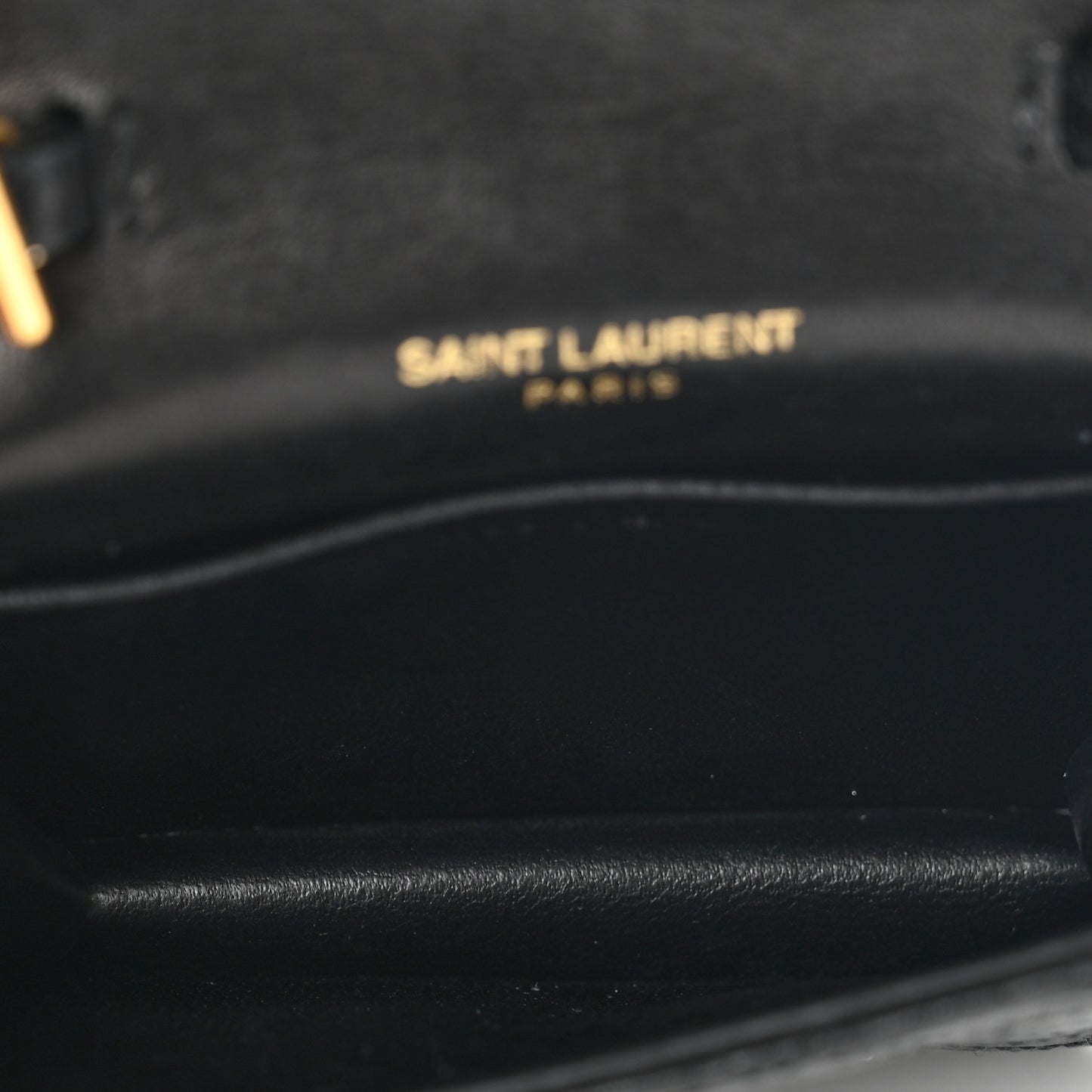 Lambskin Quilted Micro Gaby Bag Black