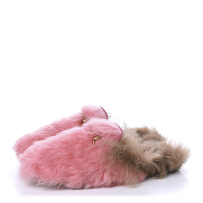Gucci Merino Wool Womens Princetown Slippers 37 Pink 3 of 9