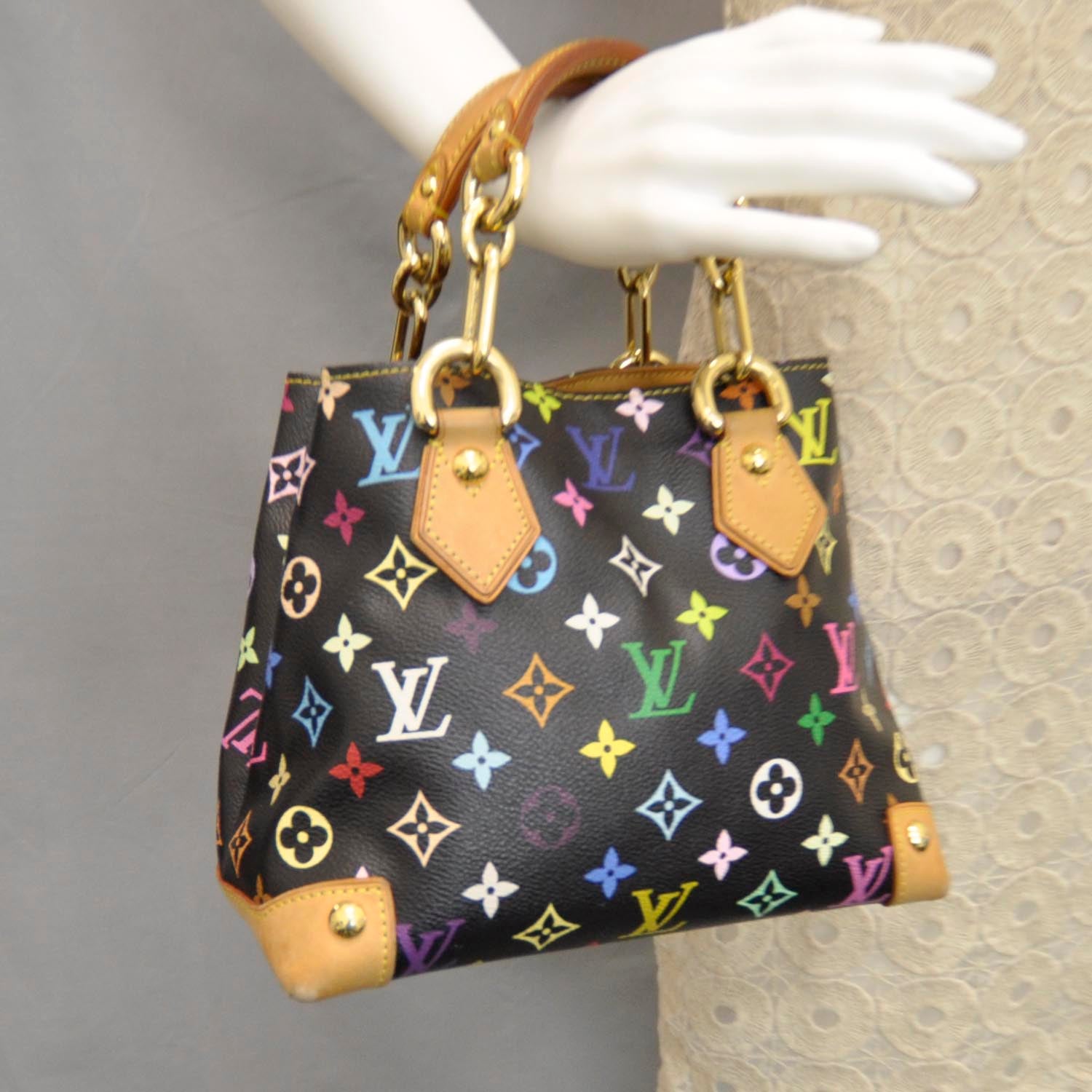 Louis Vuitton Monogram Multicolor Audra Black 2 of 9