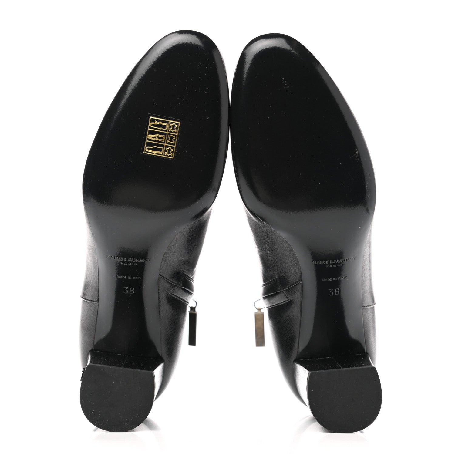 Saint Laurent Nappa Vendome Loulou Ankle Zip Boot 38 Black 5 of 10