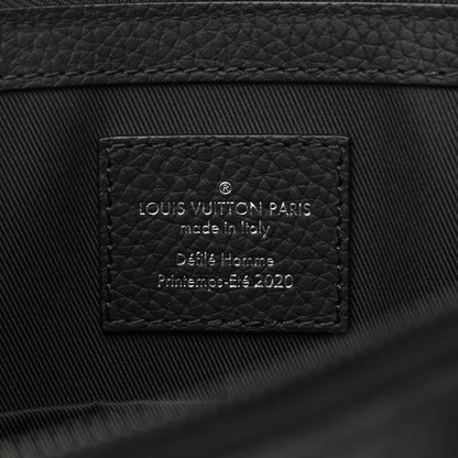 Louis Vuitton Taurillon Monogram Sac Plat Messenger Black 6 of 9