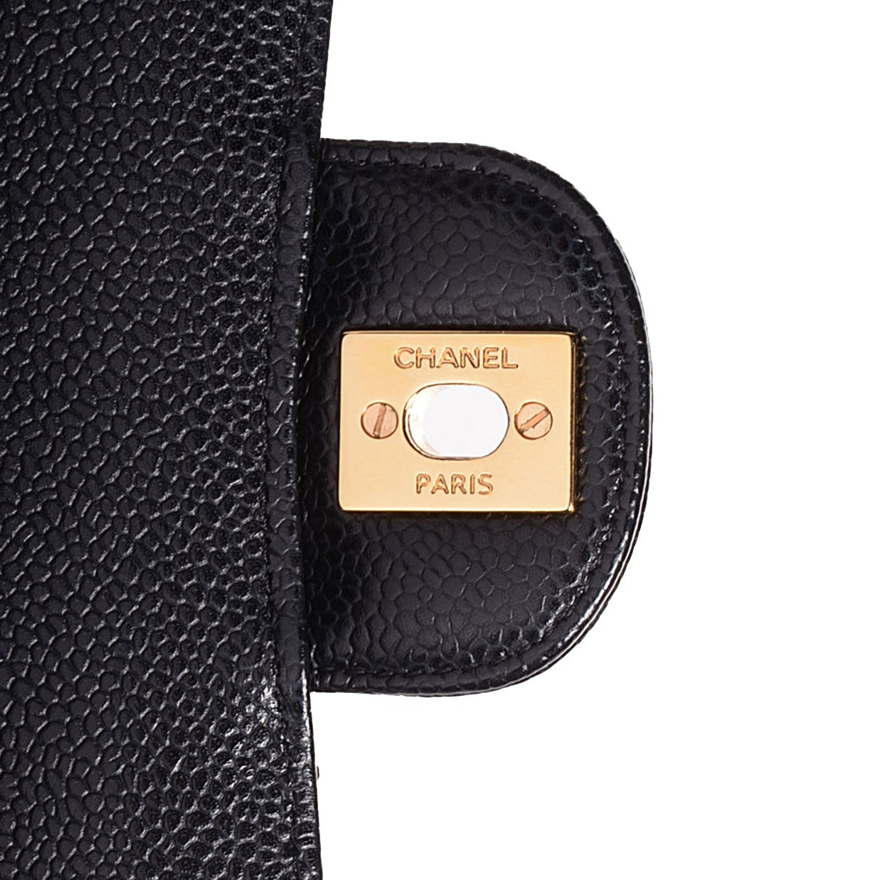 Chanel Caviar Quilted Medium Double Flap Black 7 of 8