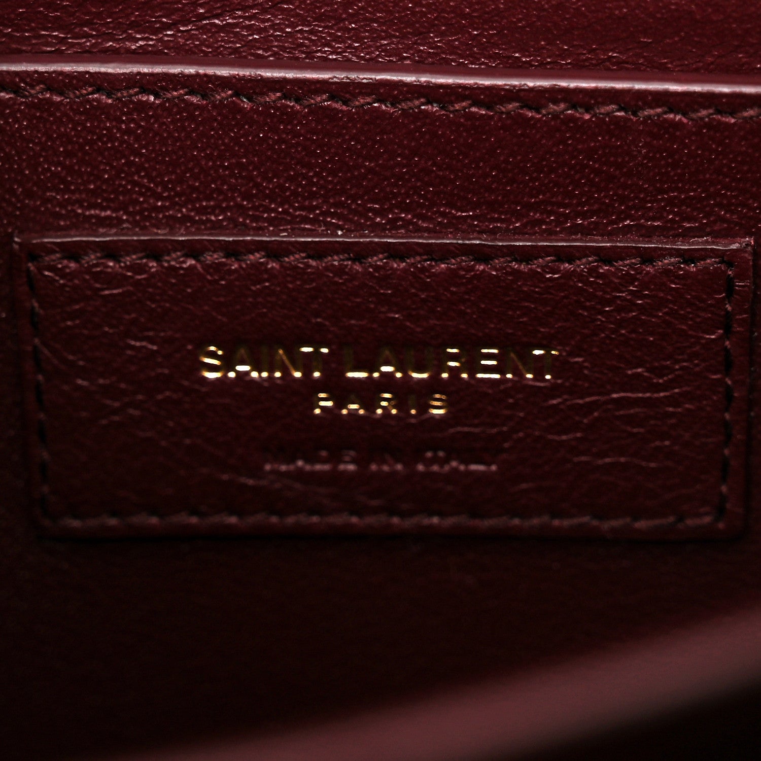 Saint Laurent SAINT LAURENT Smooth Calfskin Medium Classic Monogram Cassandra Top Handle Black Rouge Legion 5 of 9