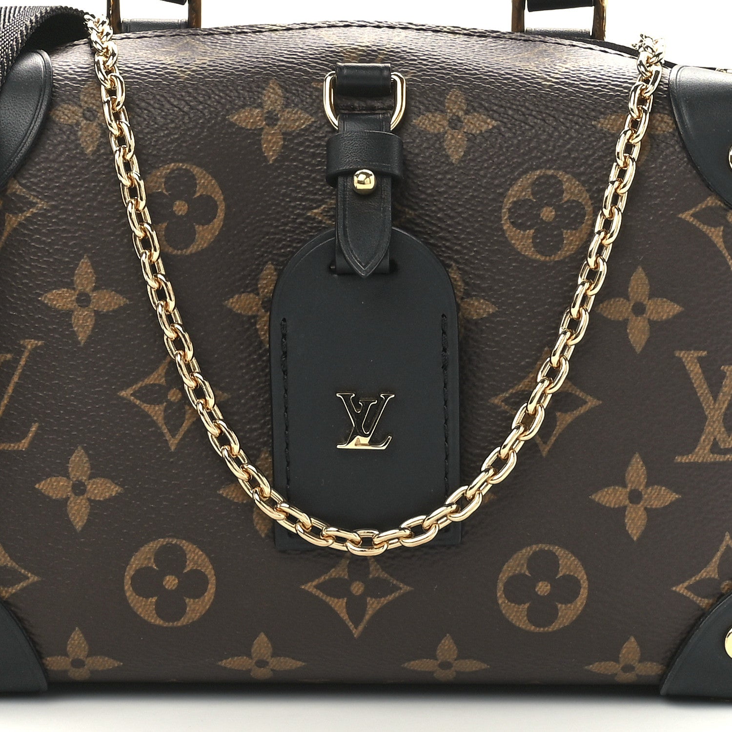 Louis Vuitton Monogram Petite Malle Souple Black 8 of 11