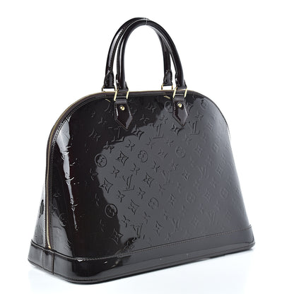 Louis Vuitton Vernis Alma GM Amarante 3 of 19