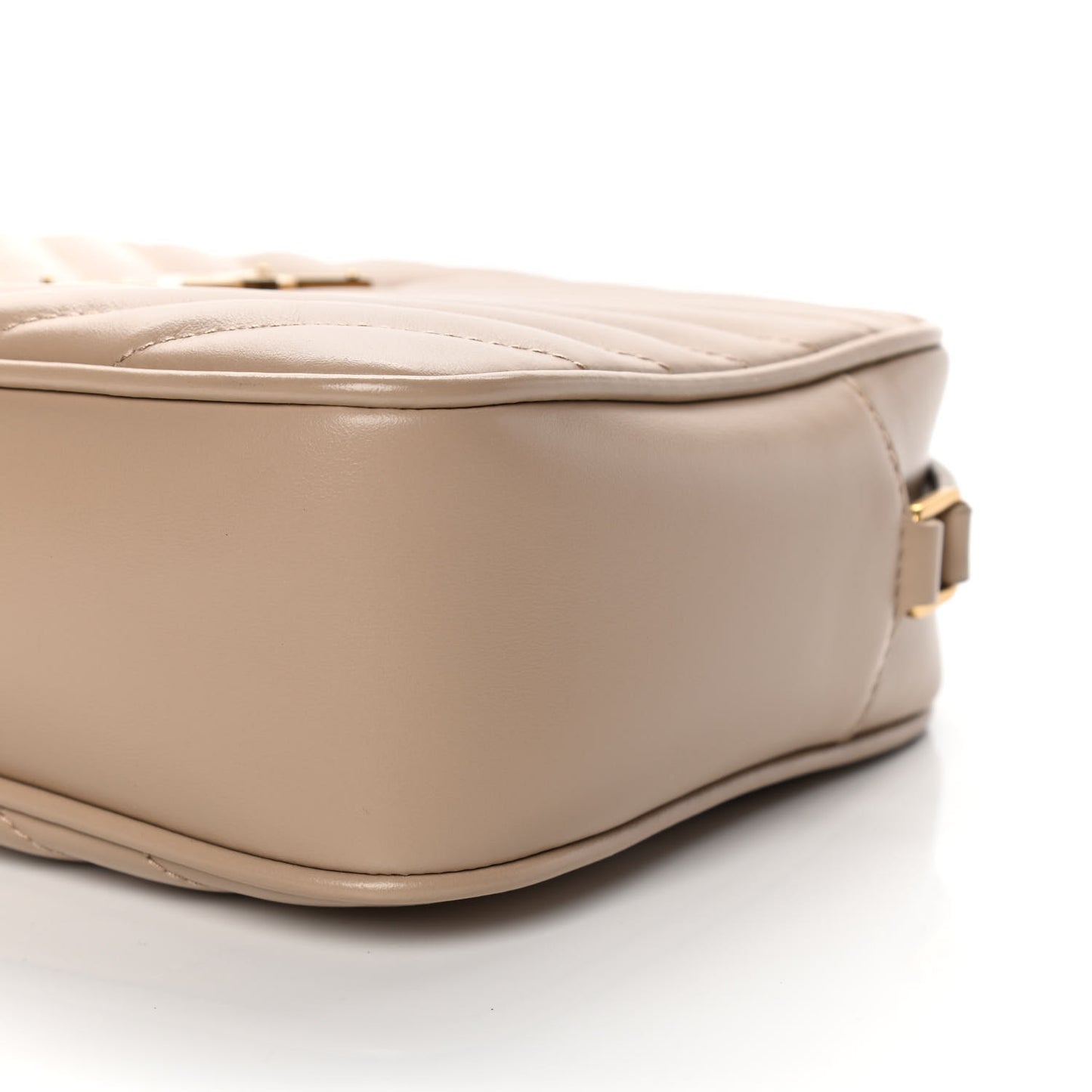 Calfskin Matelasse Monogram Lou Camera Bag Nude Powder