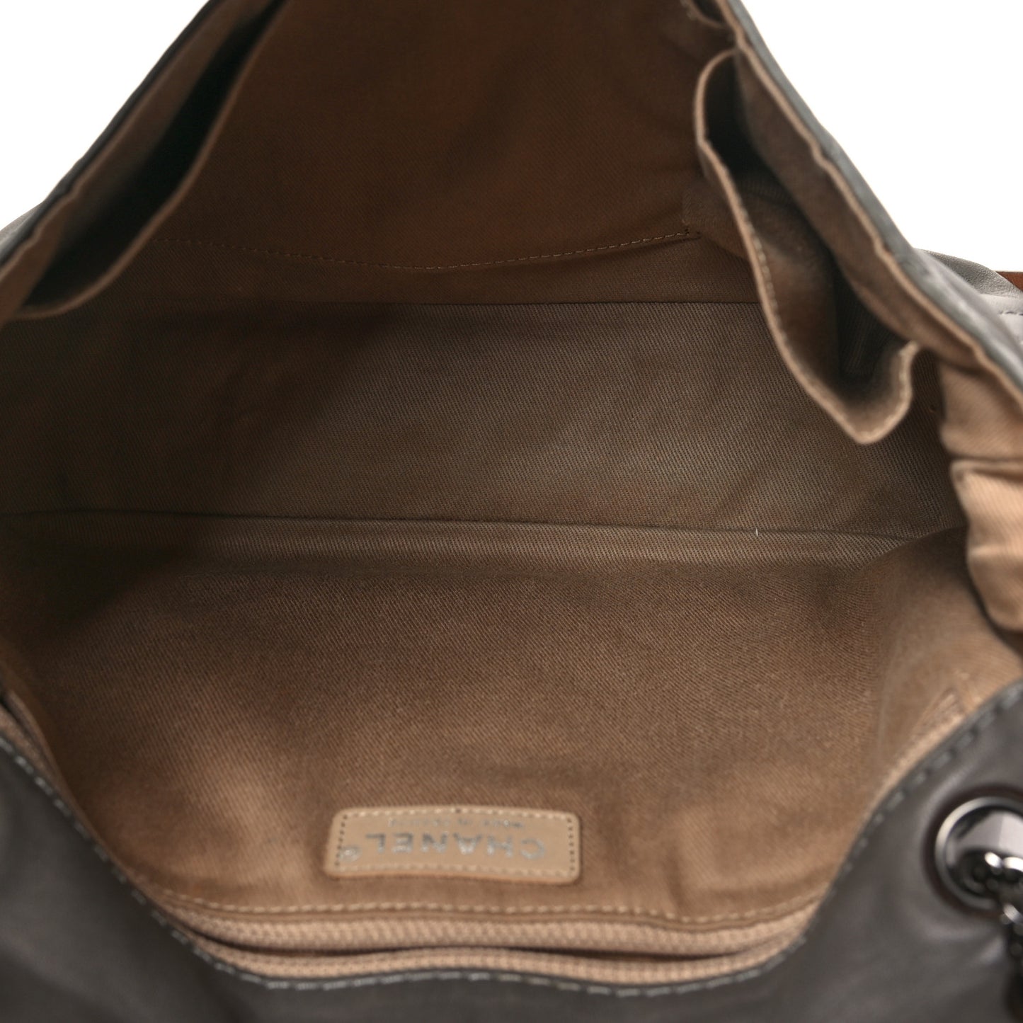 Calfskin Country Chic Cross Body Flap Grey