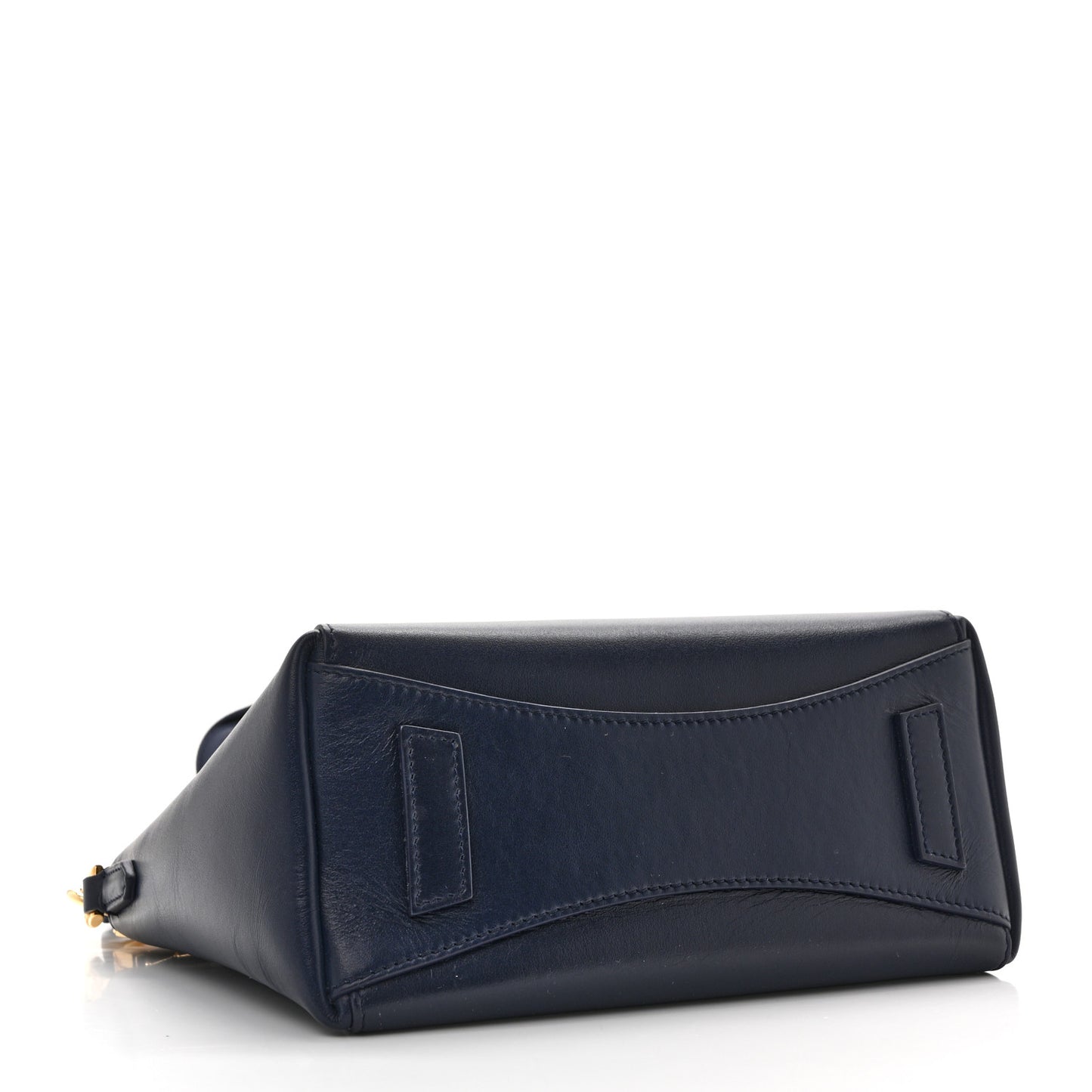 Box Calfskin Mini Sport Antigona Top Handle Bag Navy