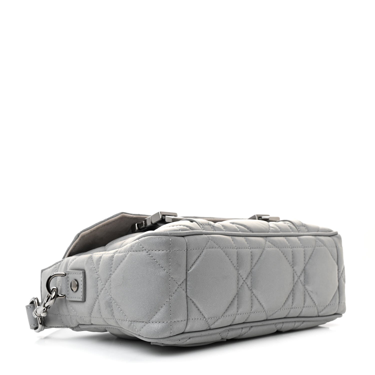 Christian Dior Calfskin Macrocannage Small Diorcamp Messenger Argent 4 of 11