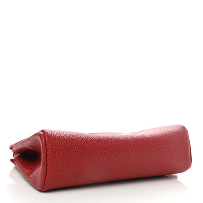 Chanel Caviar Timeless CC Wrist Pouch Red 4 of 8