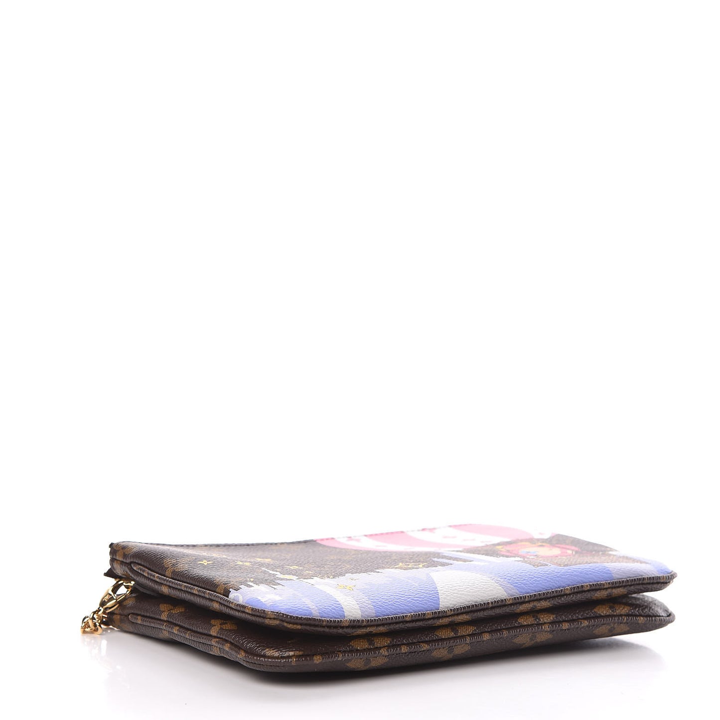 Monogram 2019 Christmas Animation Double Zip Pochette
