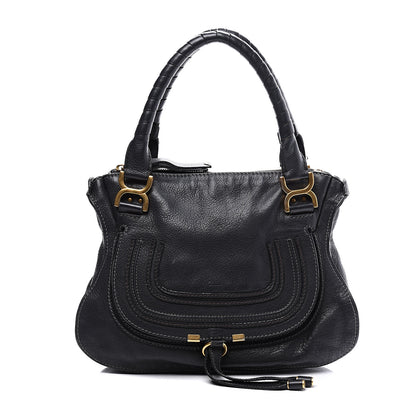 Chloe Calfskin Medium Marcie Satchel Black 1 of 9