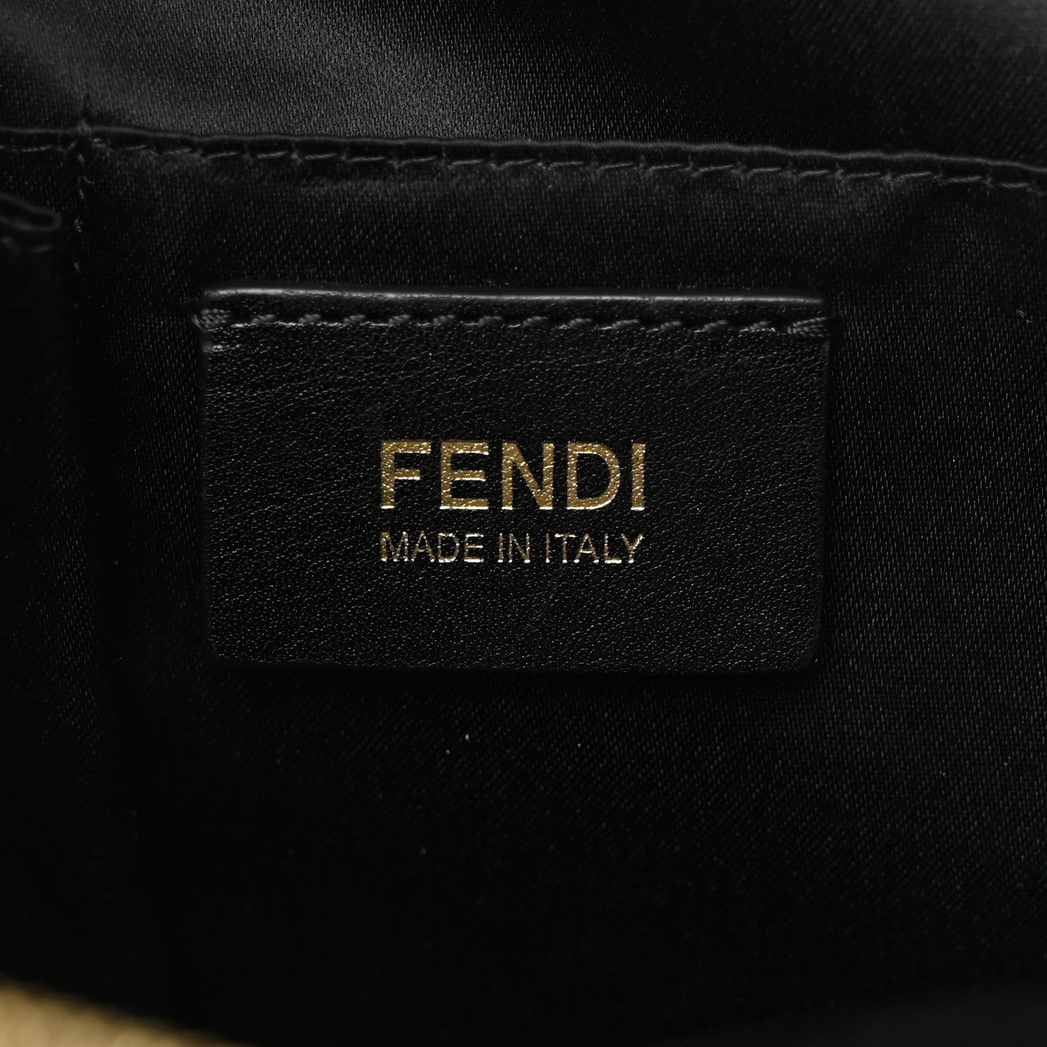Fendi Vitello Savana Forever Hobo Black Tartaruga Natural 6 of 10