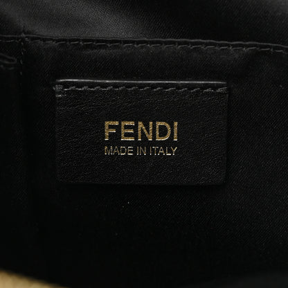 Fendi Vitello Savana Forever Hobo Black Tartaruga Natural 6 of 10