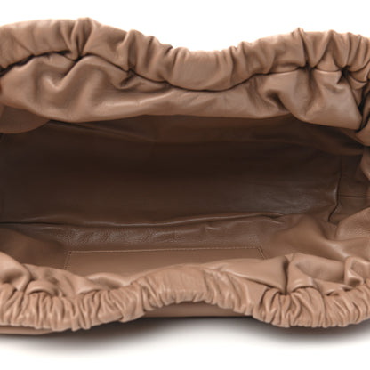 Mansur Gavriel Lambskin Cloud Clutch Biscotto 5 of 6