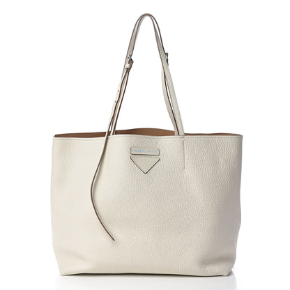 Prada Vitello Daino Shopping Tote Talco 3 of 12