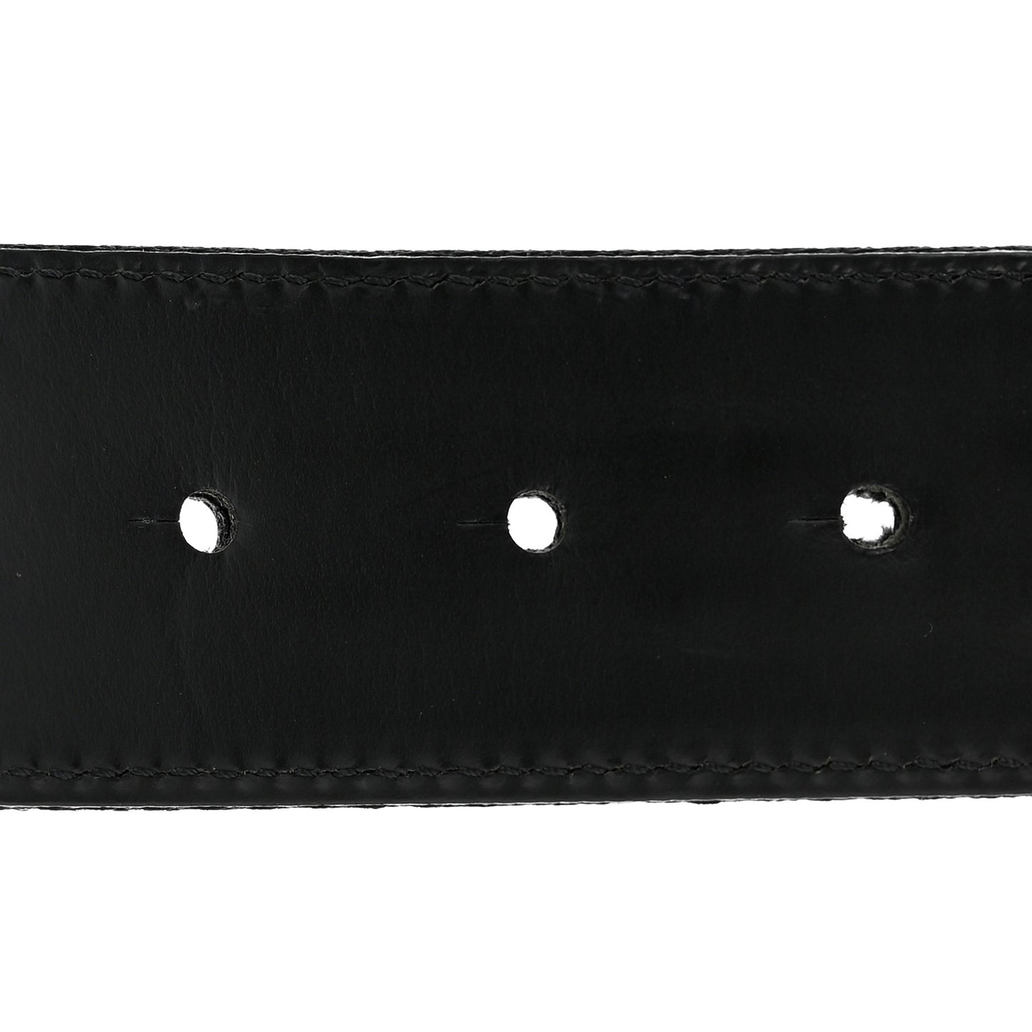Calfskin Canvas La Medusa Belt 95 38 Black