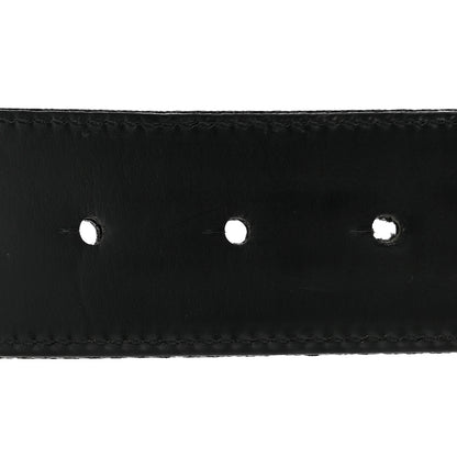 Versace Calfskin Canvas La Medusa Belt 95 38 Black 6 of 6