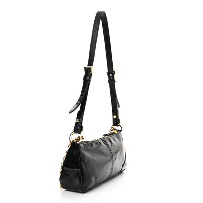 Prada Soft Lux Calfskin Medium Re-Edition 2002 Shoulder Bag Black 3 of 15