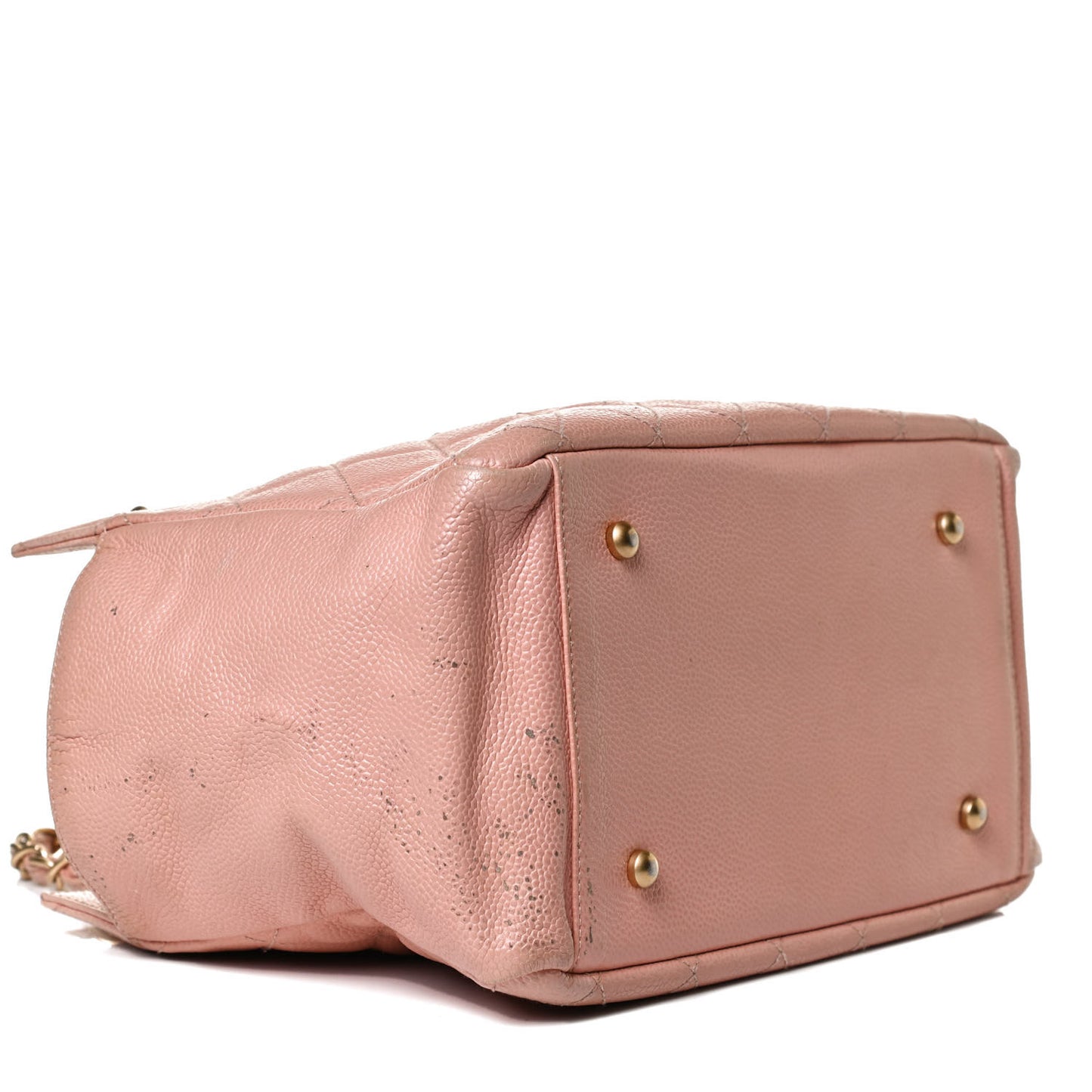 Caviar Quilted Petit Timeless Shopping Tote PTT Pink