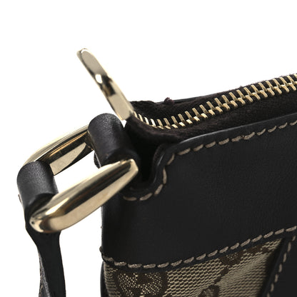 Gucci Monogram Small D Gold Ring Messenger Dark Brown 13 of 15