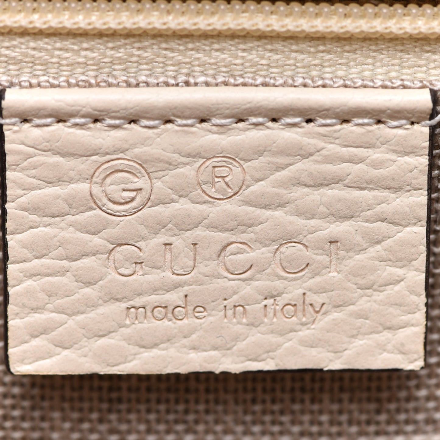 Dollar Calfskin Interlocking G Shoulder Bag Ivoire