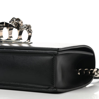 Alexander McQueen Calfskin Knuckle Shoulder Bag Black 10 of 10