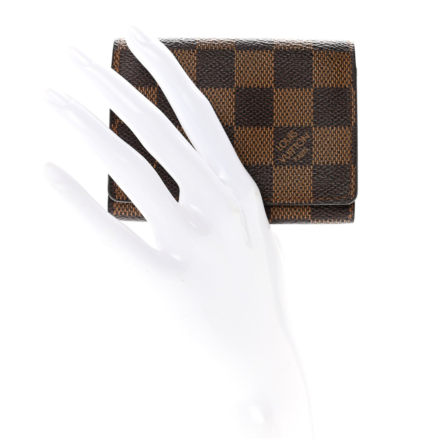 Damier Ebene Business Card Holder