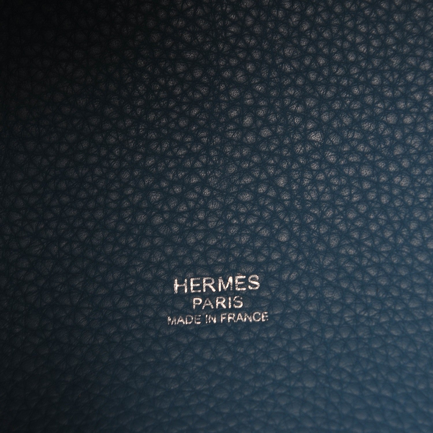 Hermes Taurillon Clemence Picotin 22 MM Blue Jean 8 of 9