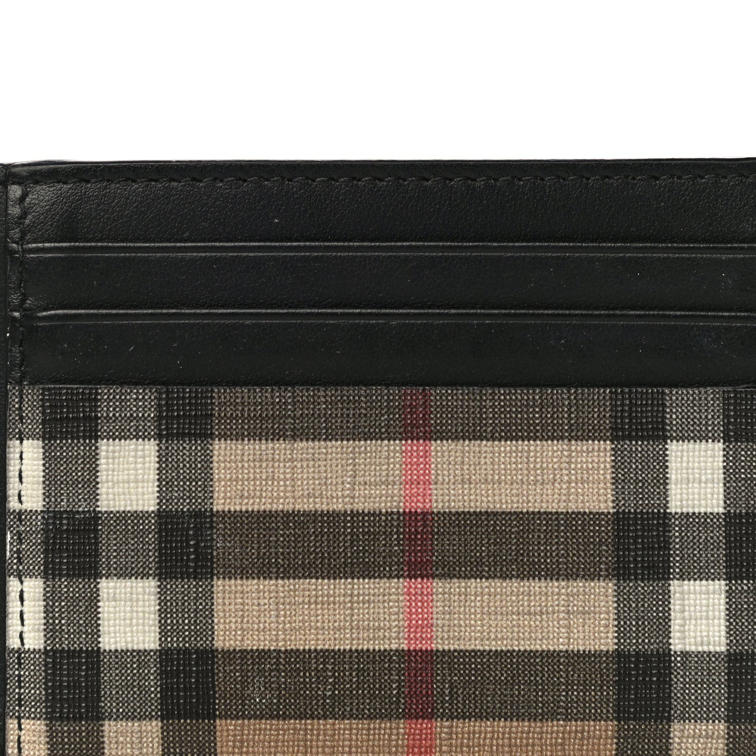 Burberry House Check Money Clip Card Case Black 8 of 12