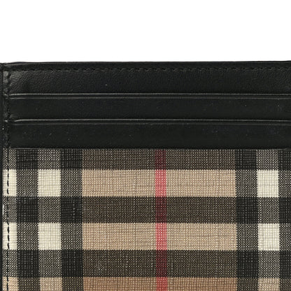 Burberry House Check Money Clip Card Case Black 8 of 12