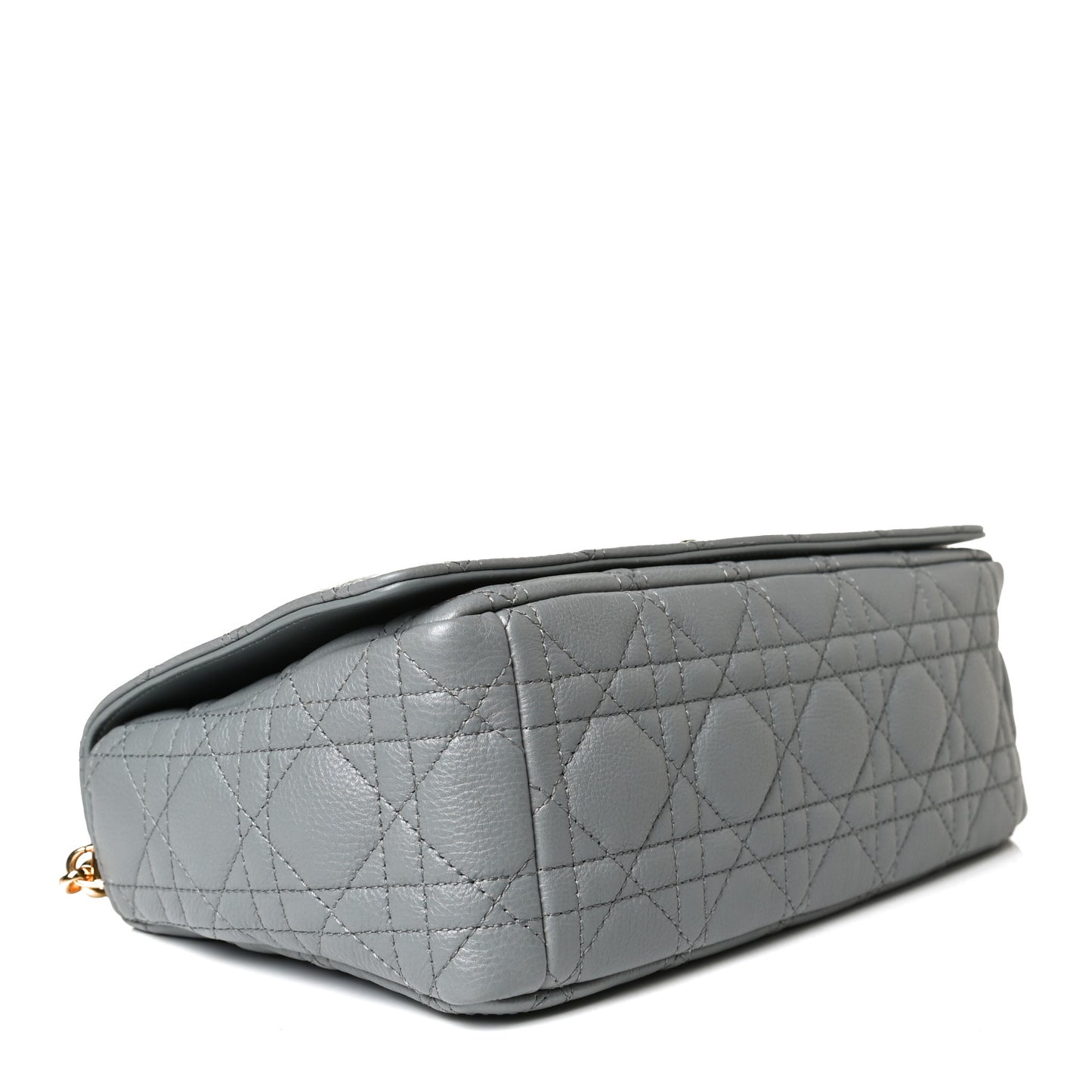 Lambskin Cannage Medium Caro Bag Grey