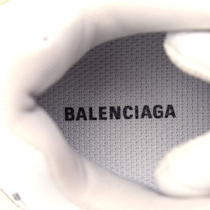 Balenciaga Technical Fabric Allover Logo Womens Triple S Sneakers 37 White Black 8 of 10