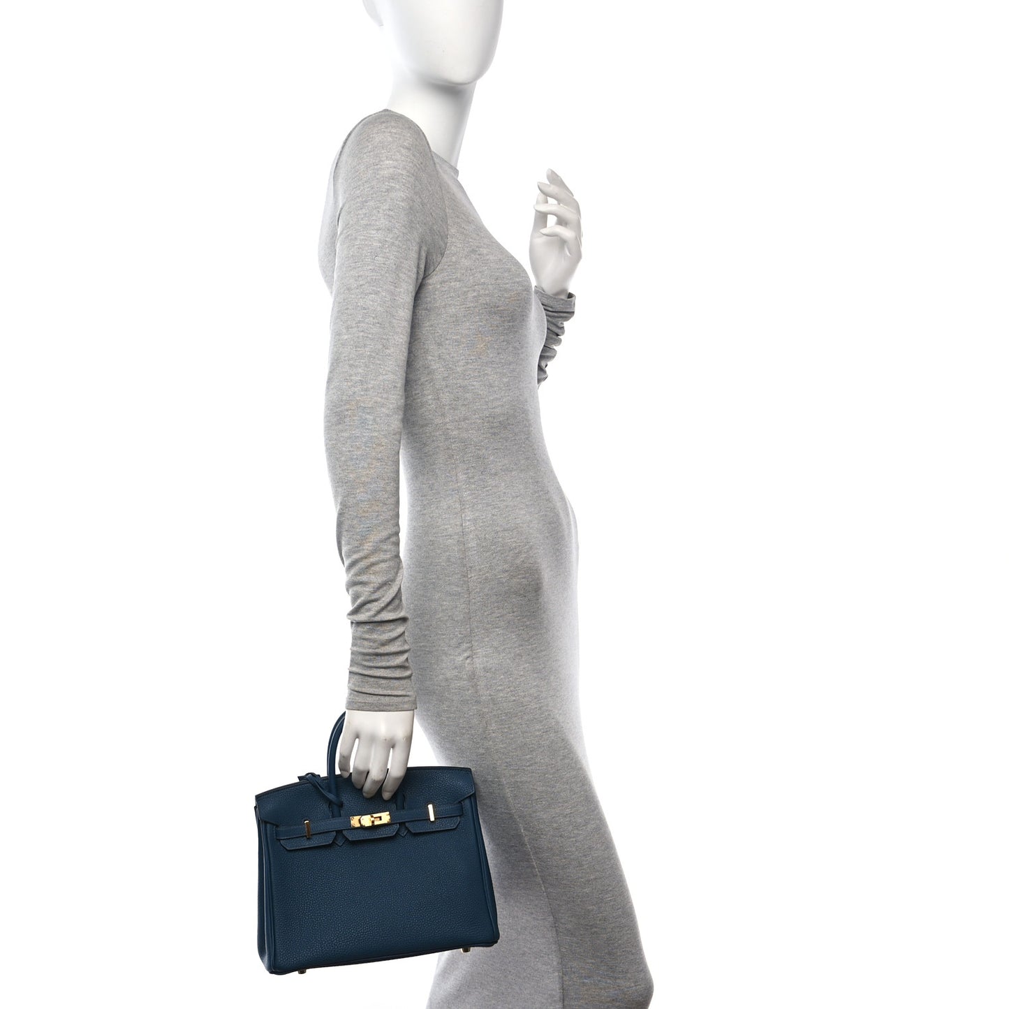 Togo Birkin 25 Bleu de Prusse