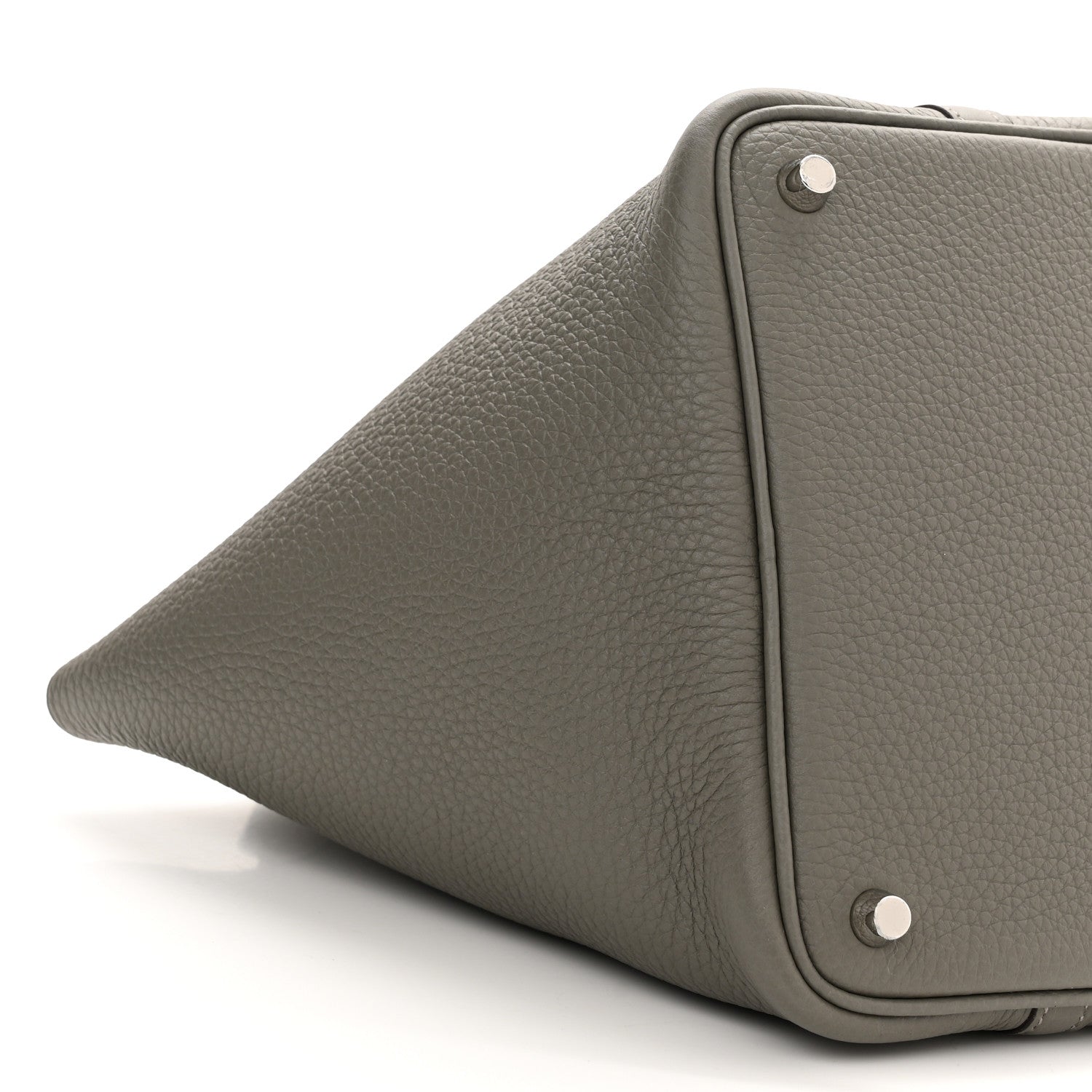 Hermes Taurillon Clemence Picotin Lock 18 PM Gris Meyer 9 of 10