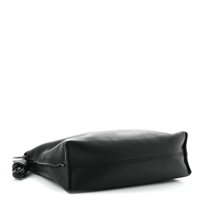 Loewe Calfskin Mini Flamenco Knot Clutch Black 4 of 11