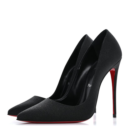 Christian Louboutin Glitter So Kate 120 Pumps 38 Black 4 of 8