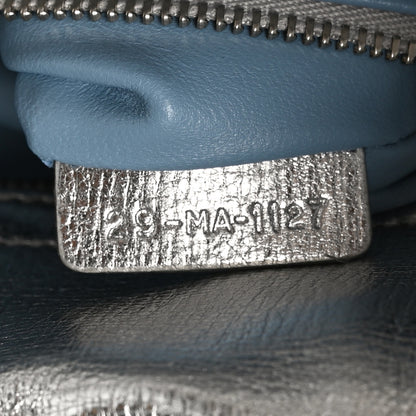 Christian Dior Metallic Grained Calfskin Cannage Small Lucky Badges My Lady Dior Silver 7 of 13