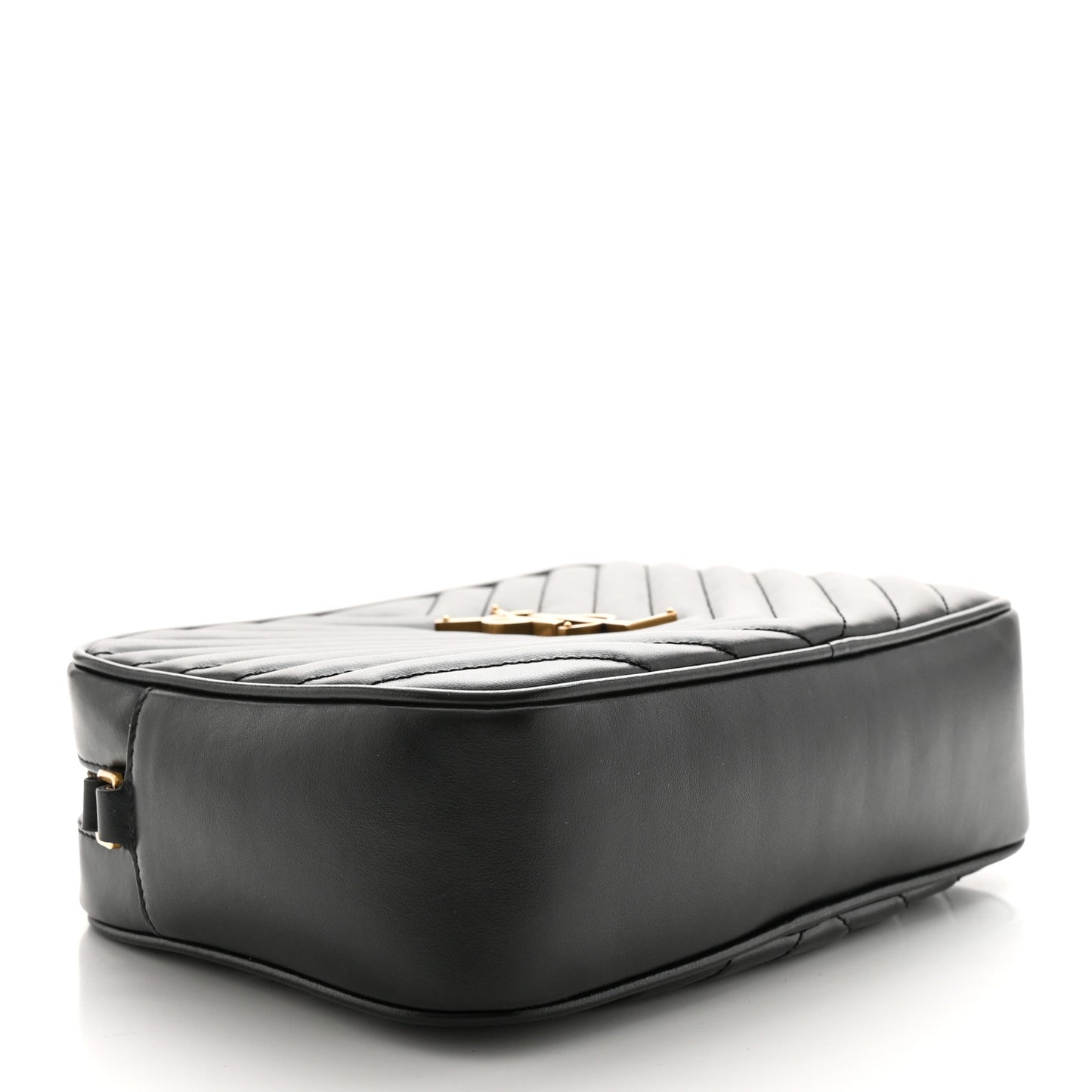 Calfskin Matelasse Monogram Lou Camera Bag Black