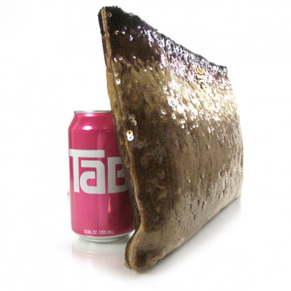 Prada Sequin Ombre Clutch Bronze 3 of 7