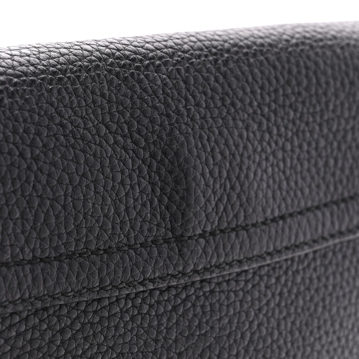 Pebbled Calfskin Medium Soho Flap Crossbody Black