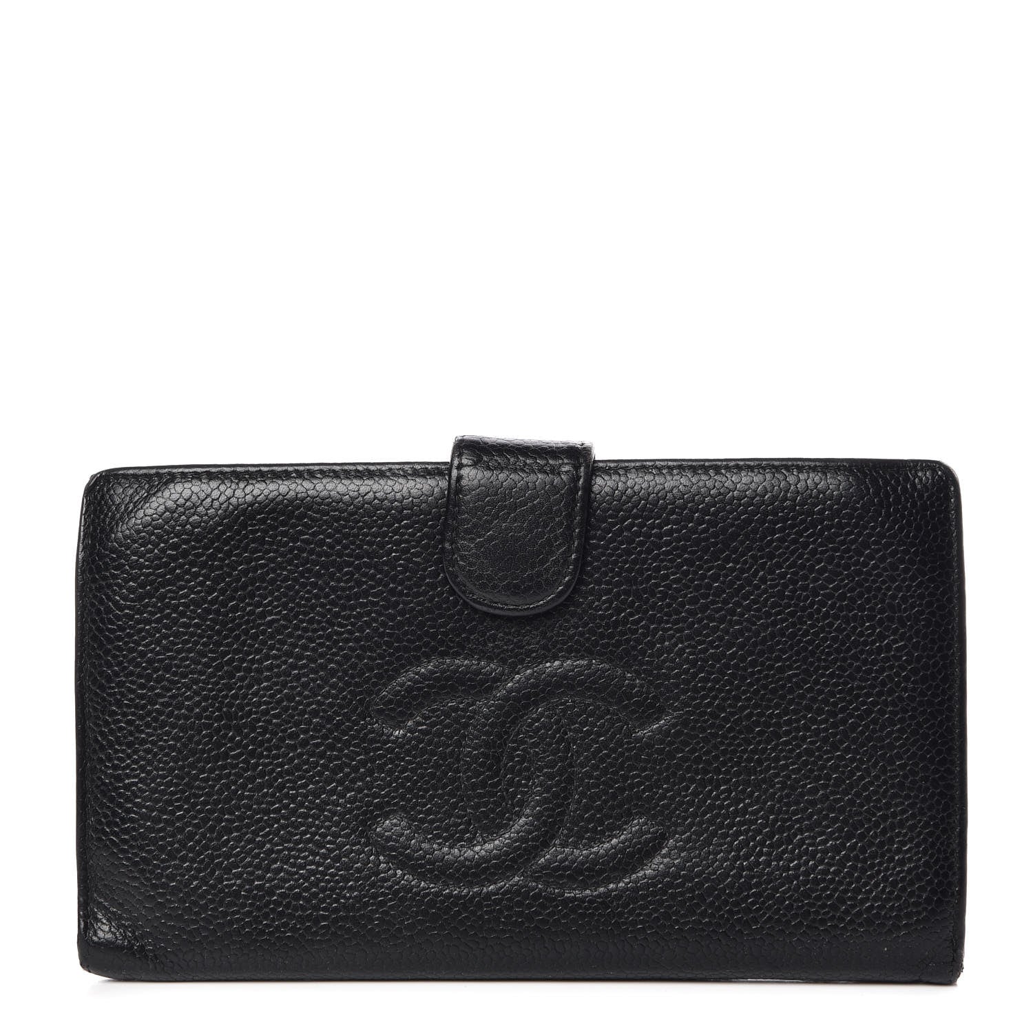Chanel Caviar Timeless CC French Wallet Black 1 of 11