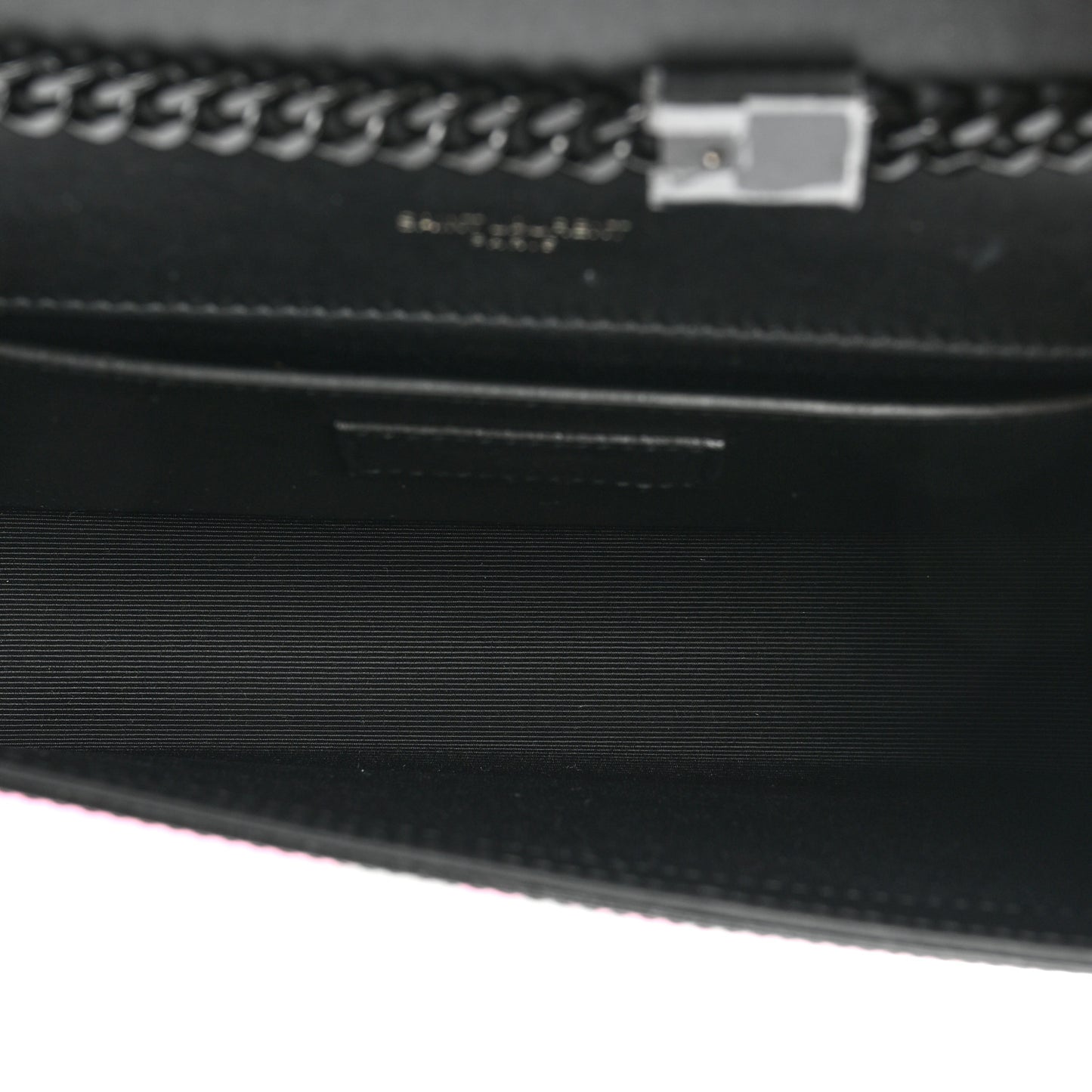 Grain De Poudre Zebra Print Small Monogram Kate Satchel Fuxia Black