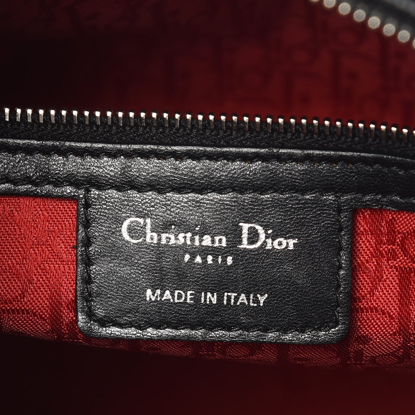 Lambskin Cannage Large Lady Dior Black