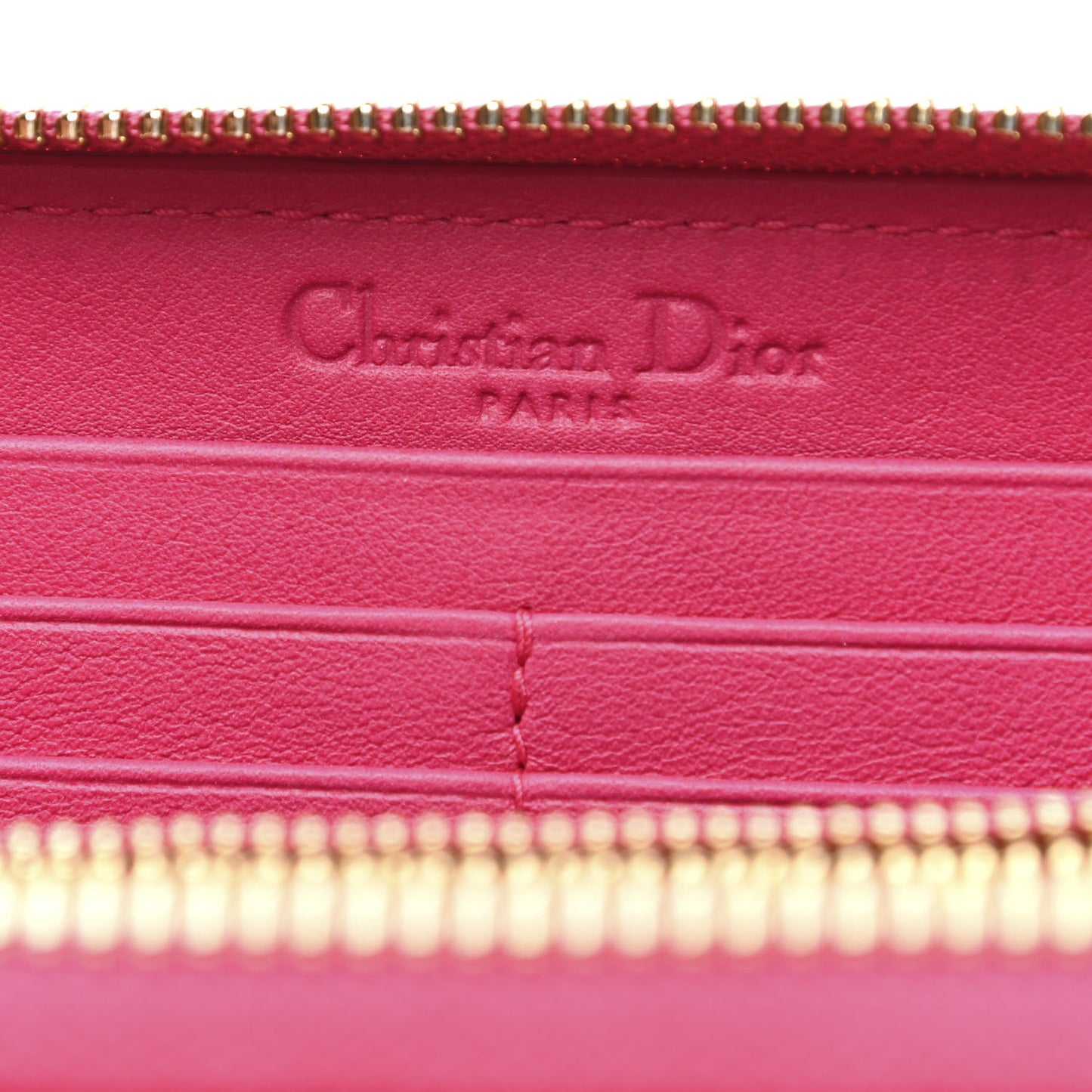 Patent Cannage Lady Dior Continental Wallet